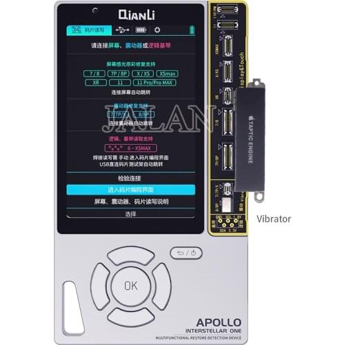 QIANLI APOLLO Programer For iPhone 7 to 11 pro max Battery Data Read Write Data Line Detection Fix LCD Screen True Tone Restore