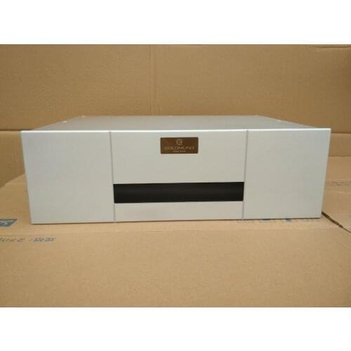 Re-engraved Goldmund case/front and rear amplifiers/Class d /tube amplifier/HiFi/amplificador audio diy case (430*340*136mm)