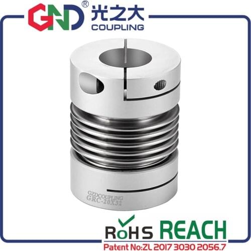 Bellows coupling 5mm 8mm shaft coupling zero backlash generator metal servo motor spring quick-bellow aluminum alloy couples