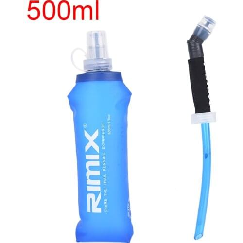 500ml Soft Flask Folding TPU Water bag Soft Water Bottle Drink Bottle Sport Bottle