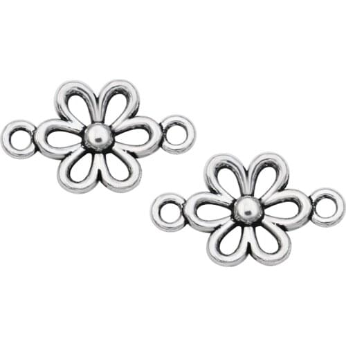 JAKONGO Antique Silver Plated Tree of Life Connectors for Making Bracelet Findings DIY Jewelry Accessories 15x11mm 20pcs/lot