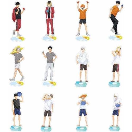 Japanese Anime Haikyuu!! Acrylic Stand 15CM Desk Figure Model Table Plate Action Figures Toys Animation Activities Desk Decor