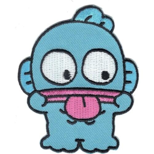 Factory Custom Embroidery patches Cute cartoon iron on sew on patch for kids clothing hats customize with your logo design