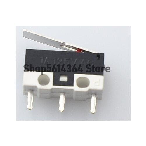 10 Pcs 3 Pin SPDT 1NO 1NC Lever Arm Tact Limit Micro Switch AC 125V 1A