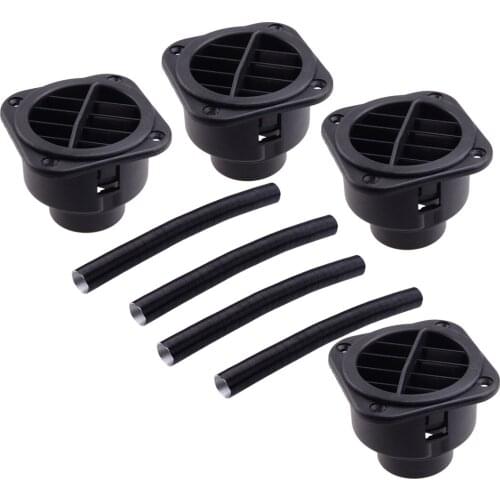 4 Sets 42mm Heater Duct Hose Pipe with Air Vent Outlet Fit for Webasto Eberspacher Domestic Planer