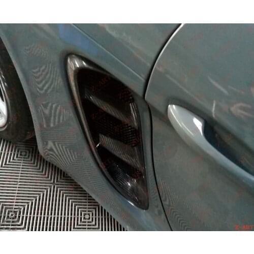 718 OEM full dry carbon fiber side vents for 718 Boxster Cayman 2016-2019 for 718 carbon fiber refit side scoops