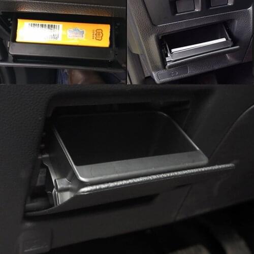 Auto Car Inner Fuse Storage Box Bin Case Card Slot Holder For Subaru XV/Crosstrek Forester Legacy Impreza Outback Fuse Boxes