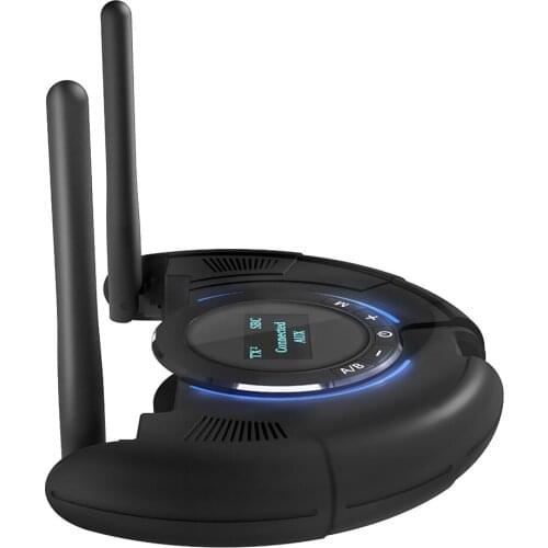 Wireless Bluetooth 5.0 Audio Receiver Transmitter 2-In-1 Audio Adapter for TV/Speakers 3.5m