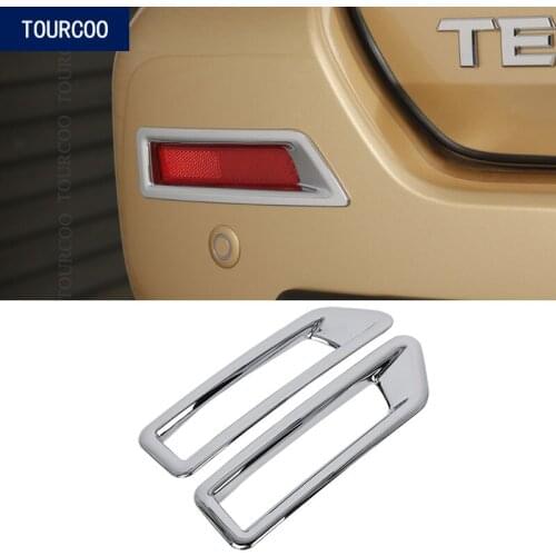 For Nissan Terra 2018 Rear Foglight Cover Trim ABS Car Styling Moulding Accessories