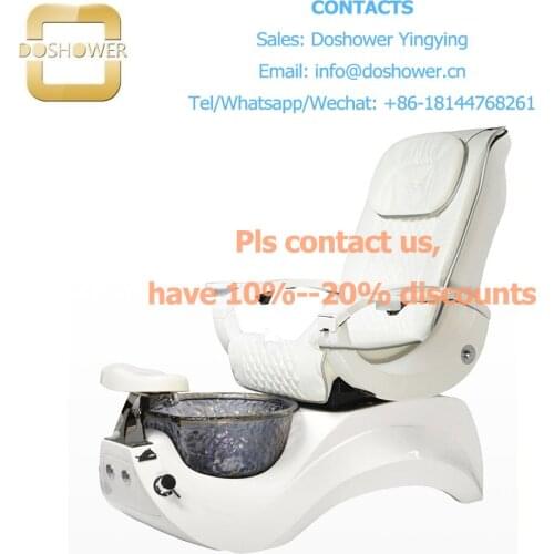 Doshower portable salon chair with pedicure basin of human touch pedicure chairs