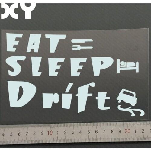 Eat Sleep Drift Waterproof Car Stickers And Vinyl Decals Motorcycle Sticker Decal Skateboard Funny Vinyl Stickers