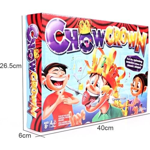 Chow Crown Board Game Family Party Puzzle Toy Eat the Spinning Snacks Before the Music Stops Parent-child Interaction Game Gift