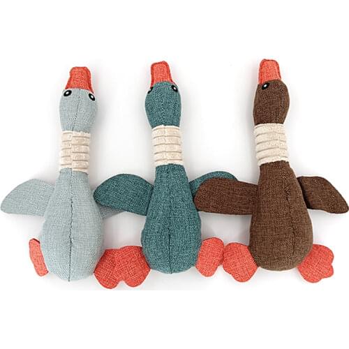 Dog Squeak Toys Wild Goose Sounds Toy Cleaning Teeth Puppy Dogs Chew Supplies Training Household Pet Dog Toys accessories