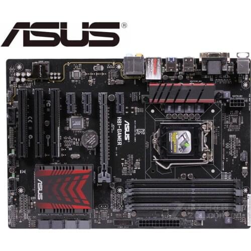 ASUS H81-GAMER desktop motherboard for intel LGA 1150 DDR3 for i3 i5 i7 cpu 16GB H81 used mainboard PC boards