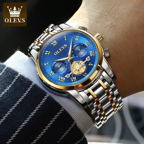 Multi-functional waterproof quartz watch luminous not mechanical men watch men