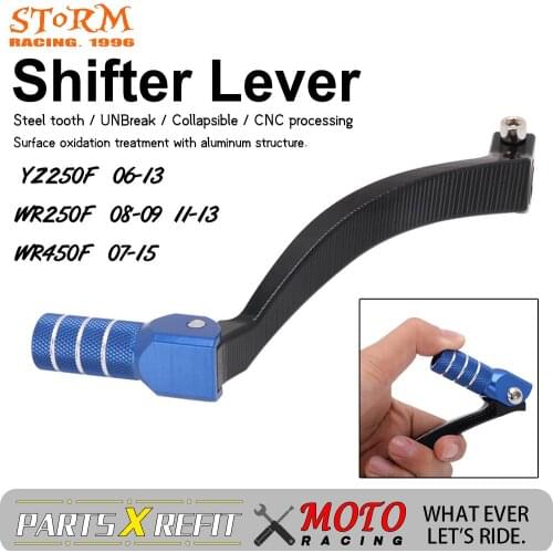 Motorcycle CNC Forged Gear Shifter Shift Lever For Yamaha YZ250F YZF250 2006-2013 WR250F WRF250 08-09 11-13 WR450F WRF450 07-15