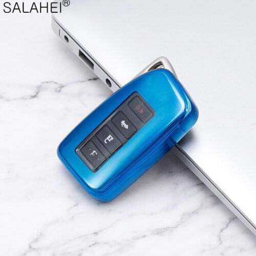 Soft TPU Car Key Cover Case For Lexus NX GS RX IS ES GX LX RC 200 250 350 LS 450H 300H Key Holder keychain keyring Accessories