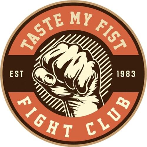 Car Styling Vinyl Stickers for Hand Drawn Fist Hand Fight Boxing Tuning Motor Bikes Electirc Computer Case Decal