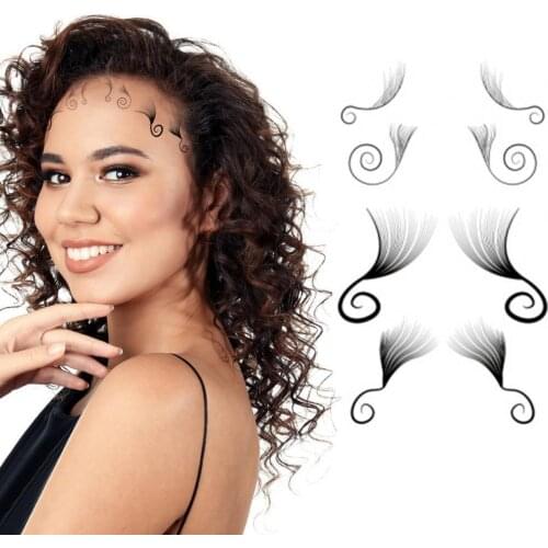 Baby Hair Tattoo Stickers Washable DIY Multiple Styles Waterproof Baby Hair Tattoo Stickers for Beauty Accessories