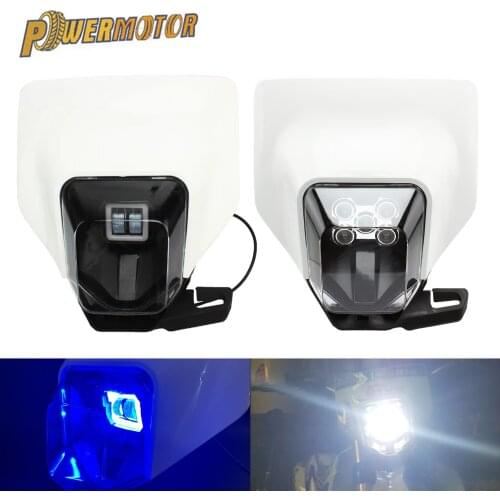 New Motorcycle LED Headlight Headlamp Head Lights For Husqvarna FC FE FX TC TE TX 125 250 300 350 450 501 FE250 FC250 TE300