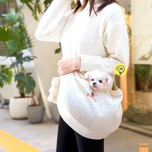 Pet Dog Carrying Cat Carrier Fashion Canvas Shoulder Bag Puppy Cross Bag Outdoor Travel Handbag For 0-7KG Dogs Or Cats