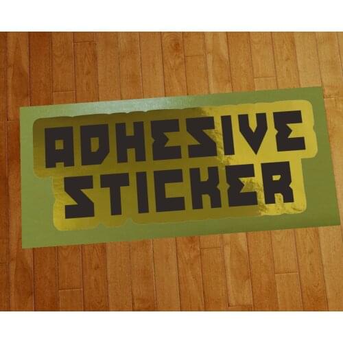 Legenda stickers stickers Ouro glossy printable EM Black, for packing