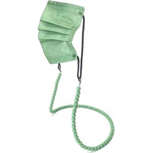 Acrylic Beads Mask Hanging Chain Anti Slip Mask Lanyard Anti-lost Mask Holder Hanging Chain Cord Neck Strap Hanging Mask Tools