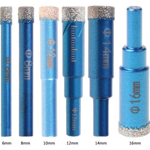 Durable Diamond Coated Core Drill Bit Dry Drilling for Glass Marble Granite