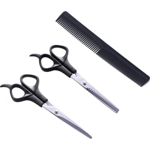 3 Pcs Hair Scissors Cutting Shears Salon Professional Barber Hair Cutting Thinning Hairdressing Styling Tool Hairdressing Comb
