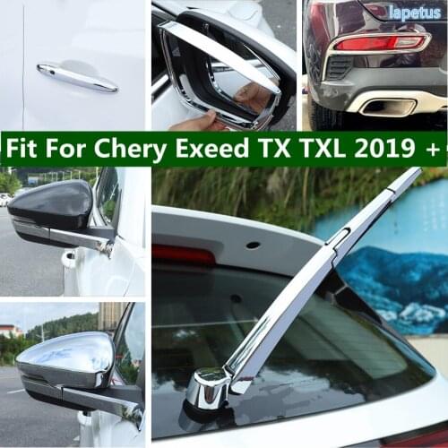 Fog Lights / Door Handle / Rear Window Wiper / Rearview Mirror Cover Trim For Chery Exeed TX TXL 2019 - 2021 External Spare Part