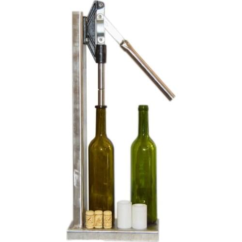 Stainless steel manual cork plug machine wine bottle plugging sealing machine