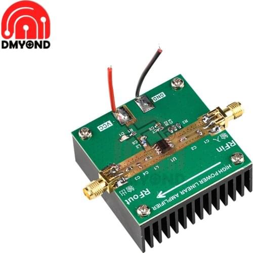 RF2126 Broadband RF Power Amplifier 400MHZ-2700MHZ 2.4GHZ 1W For Bluetooth Ham Radio Amplifier with Heat Sink