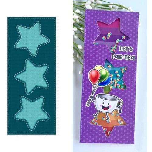 Star Pattern Die Set New Arrival 2021 Metal Cutting Die Scrapbooking DIY Decoration Craft Embossing Stencil Stansmallen