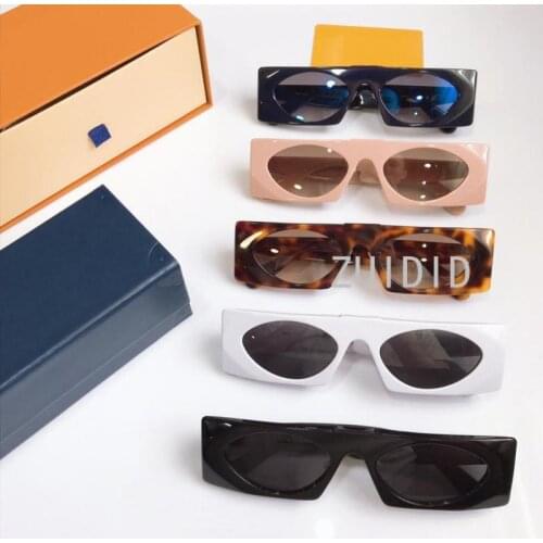 Small Square Frame Acetate Sunglasses Z1253 Women Men Steampunk Rectangle Unisex Solar Protection Eyewear 2021 with Original Box