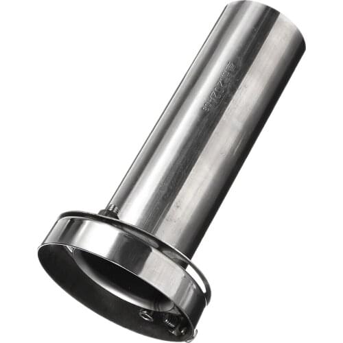Stainless Steel Universal Round Tip Removable Adjustable Silencer Exhaust System