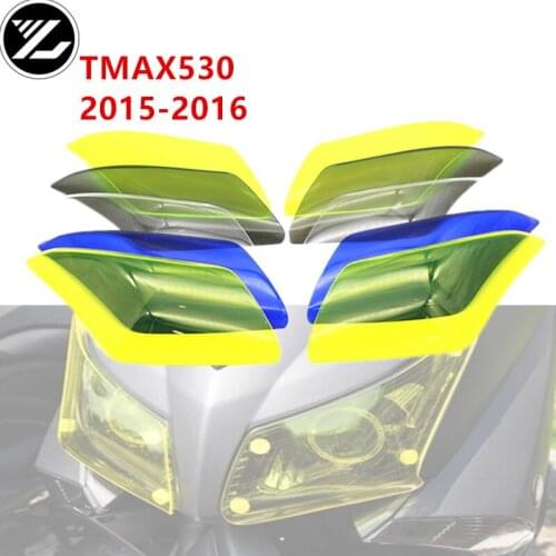 Motorcycle ABS Headlight Protection Cover Headlight Screen Lens Protective Cover Fit for yamaha tmax530 TMAX 530 2015-2016