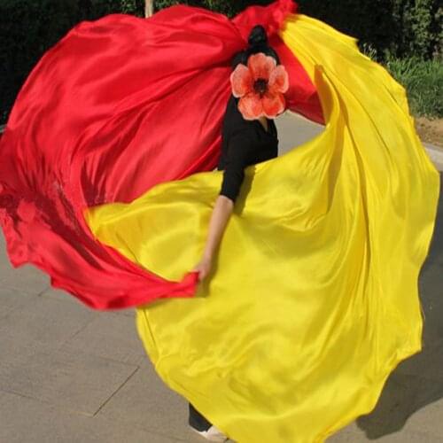 HOT Belly Dancing Silk Veils 100% pure silk belly dance Accessory Veil 114x250cm size woman dancers