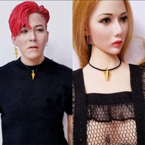 1:6 Female/Male Figure Beautiful Necklace Model Jewelry Rivet Necklace Accessory for 12'' Action Figure Body