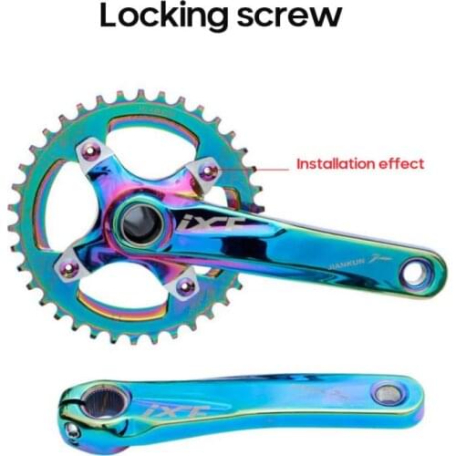 1Pc 6.5mm Bike Chainring Bolts 7075 Ultra Ligh Bicycle Single Plate Nail Chainring Bolts Single/Double Speed Crank Bolt