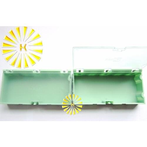 1pcs x #4 Green Capacitor Resistor SMT Electronic Component Mini Storage box Practical Jewelry Storaged Case