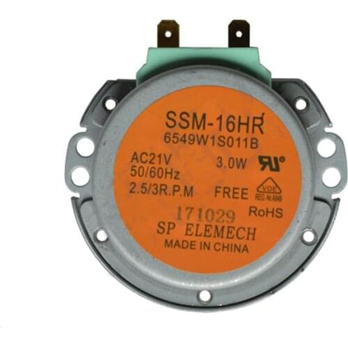 1 piece AC 21V Microwave Oven Synchronous Motor Tray Motor SSM-16HR for lg Microondas Oven Parts