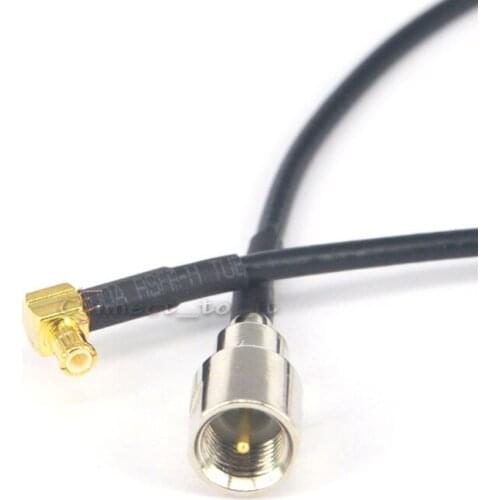 10 Pieces FME Male Plug to MCX Male Rightangle Switch 3G Modem Connector Cable Assembly Pigtail Jumper Cable RG174 8