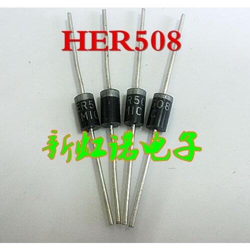 5Pcs/Lot New Original 5 A1000v HER508 High Efficiency Super Fast Recovery Rectifier Diode Integrated circuit Triode In Stock