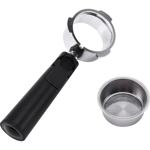 51mm Stainless Steel Bottomless Coffee Portafilter for Professional Coffee Maker Accessory