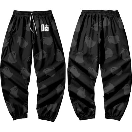 Cargo Pants Men Black Print Hip Hop Streetwear Men Casual Harajuku Sweatpants 2021 Summer New Jogger Trousers Pants