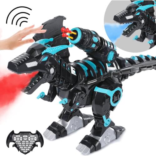 Mist Spray Remote Control Dinosaurs Toys Electric Dinosaur RC Robot Animals Educational Toys for Children Boys Gifts