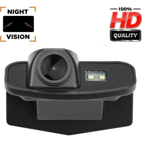 Freezzmi HD Car Rear View Backup Camera Plate Light for Honda Jade 13 Fit Hatchback 08/11 Crosstour 11/12 Odyssey CRV CR-V