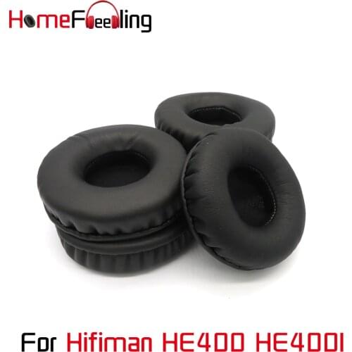 Homefeeling Ear Pads for Hifiman HE400 HE400I Headphones Soft Thicken Velour Ear Cushions Sheepskin Leather Earpads Replacement