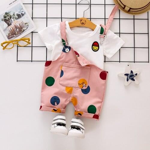 Summer Newborn Baby Girls Clothes Infant Boys T-Shirt Cartoon Rompers Shorts 2pcs/Set Children Casual Sport Kids Infant Clothing