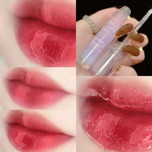 Matte Liquid Glazed Lipstick Waterproof Long Lasting Lip Stick Matte Smooth Lip Gloss Moisturizer Lip Tint Cosmetic Lip Makeup